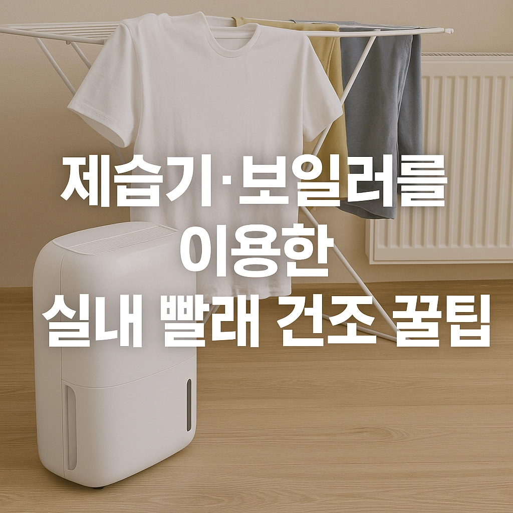 제습기·보일러를 이용한 실내 빨래 건조 꿀팁