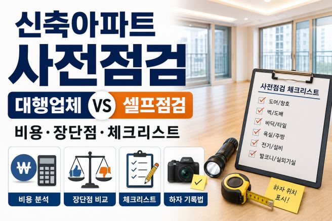 아파트 사전점검 대행업체