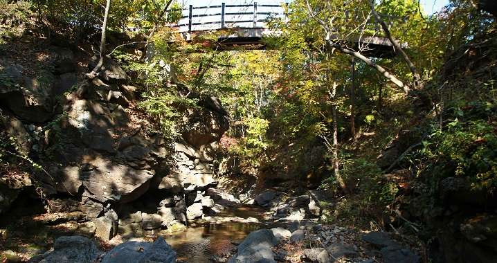 포천 계곡 전경