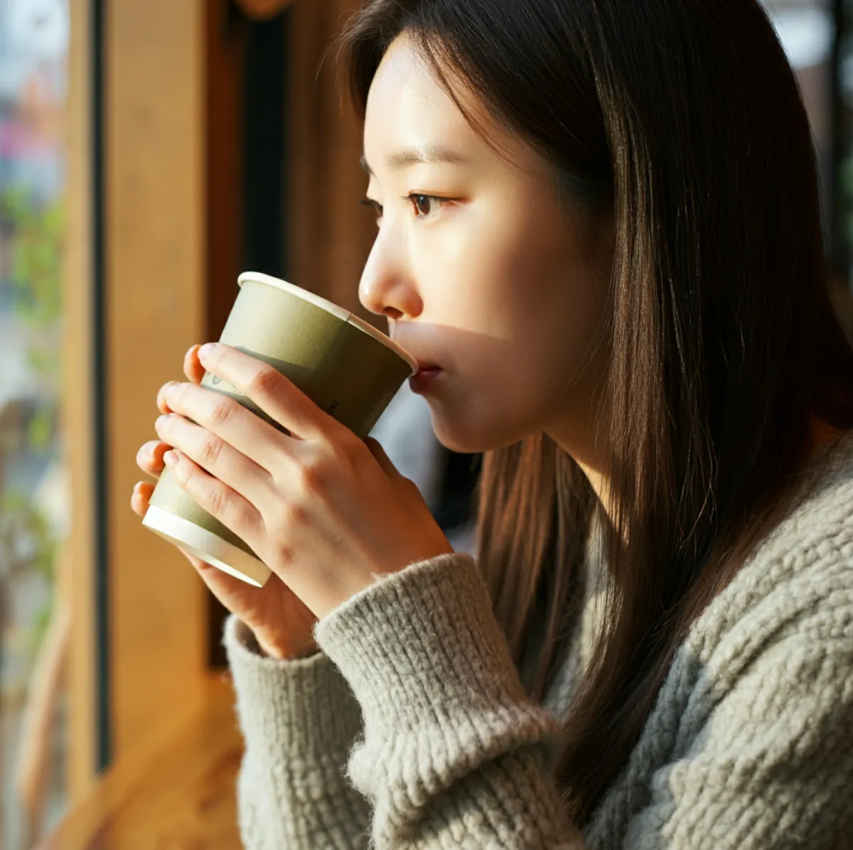 메가커피-커피마시는-한국여자05