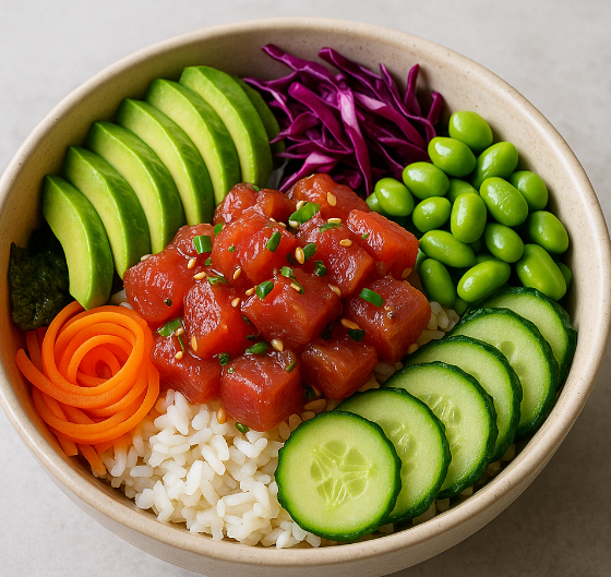 하와이 전통 음식 포케볼 관련 사단