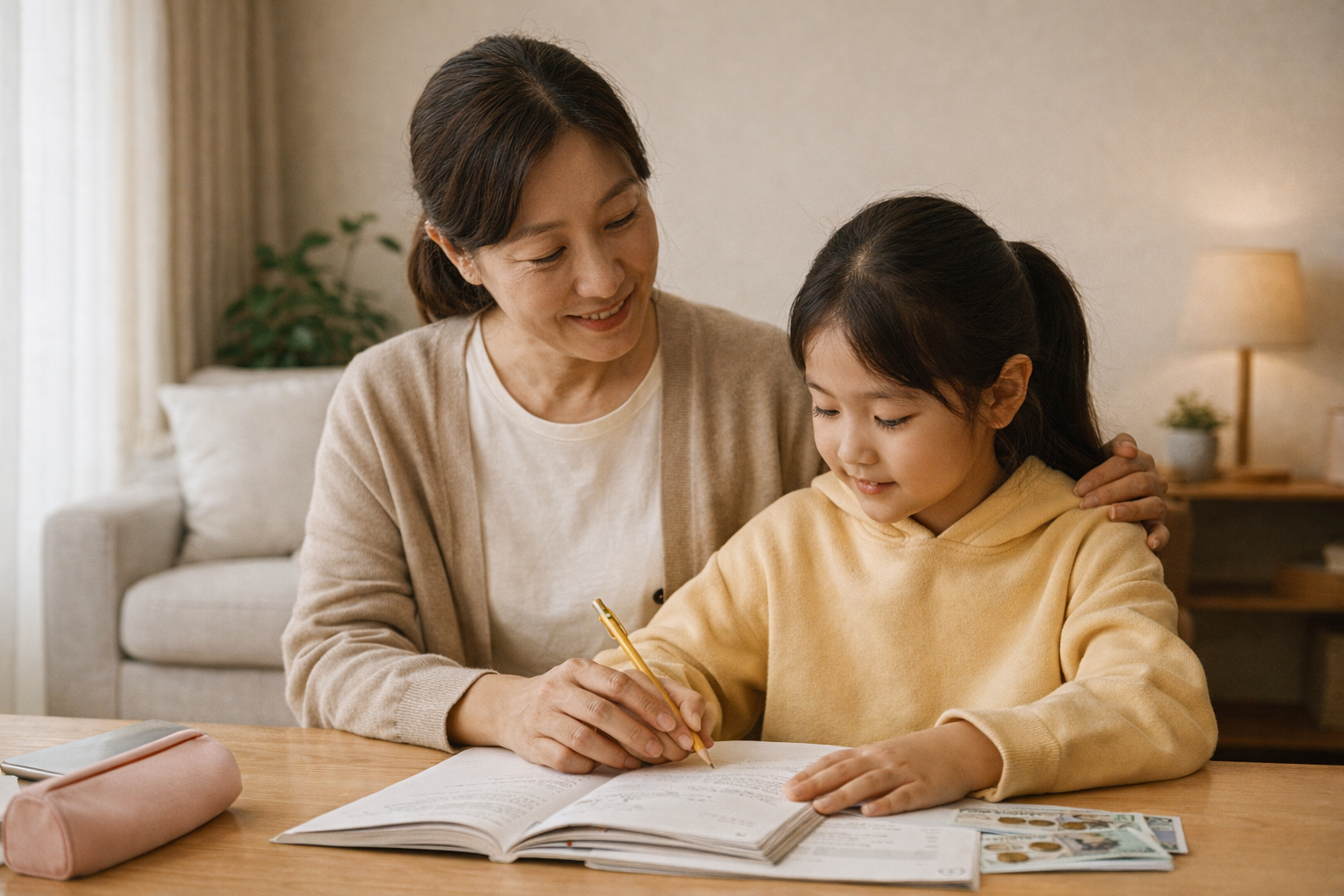 한부모가정, 엄마와아이, 아동양육지원