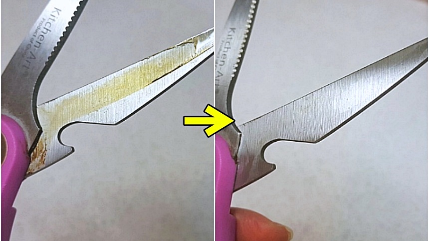 녹슨-가위-깨끗하게-만드는법