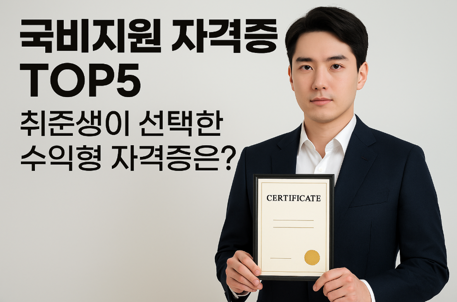 국비지원 자격증 TOP5