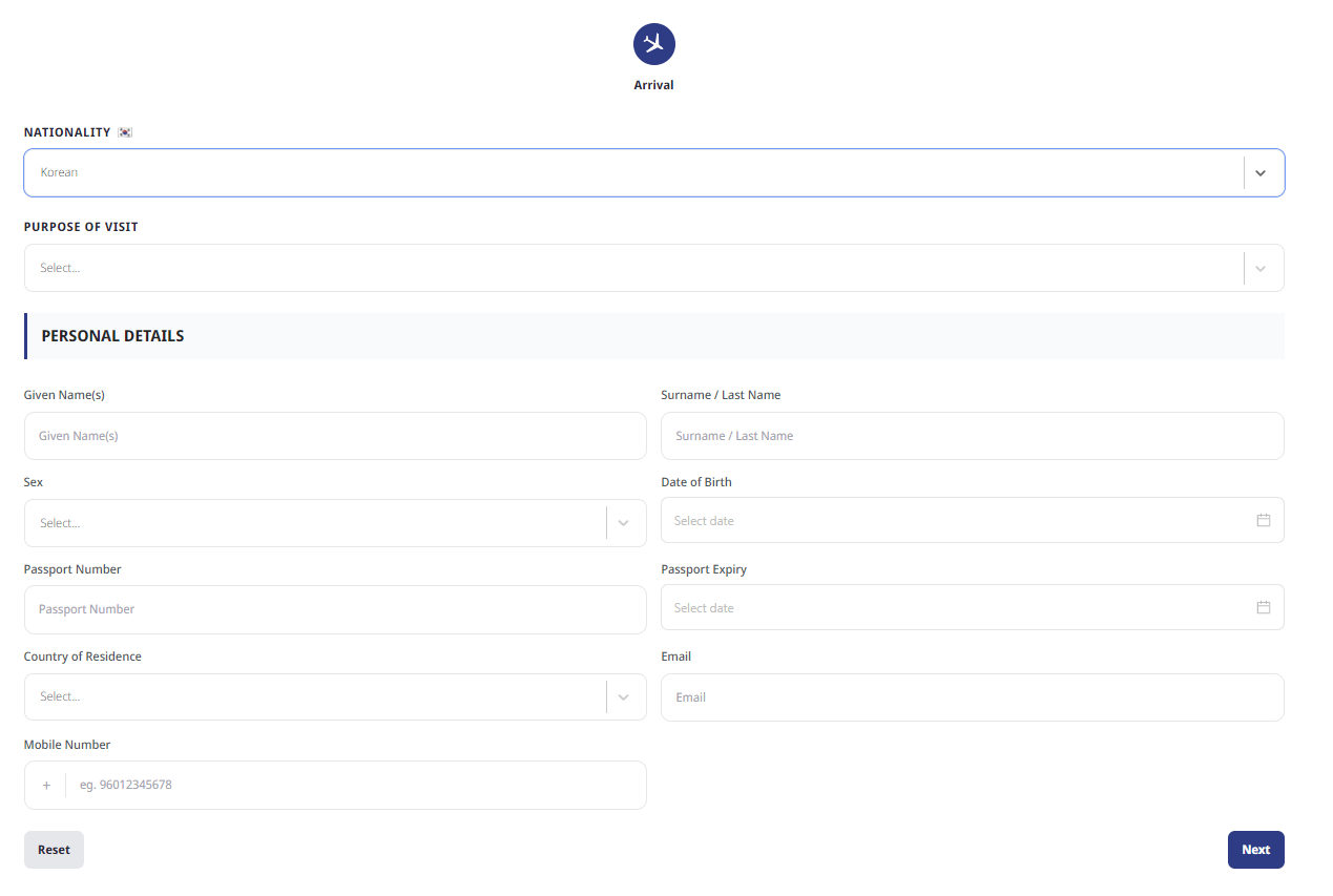 몰디브 건강진단서 작성하기