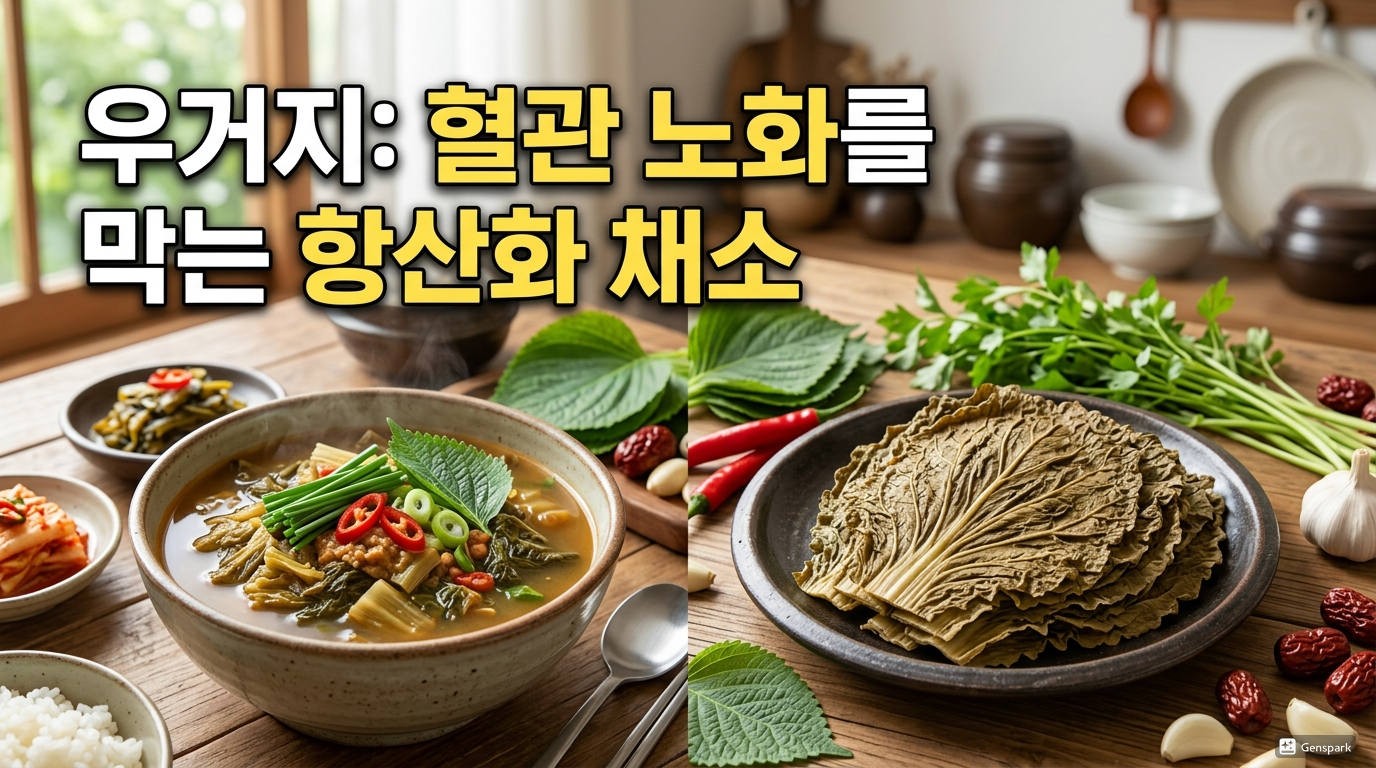 우거지: 혈관 노화를 막는 항산화 채소