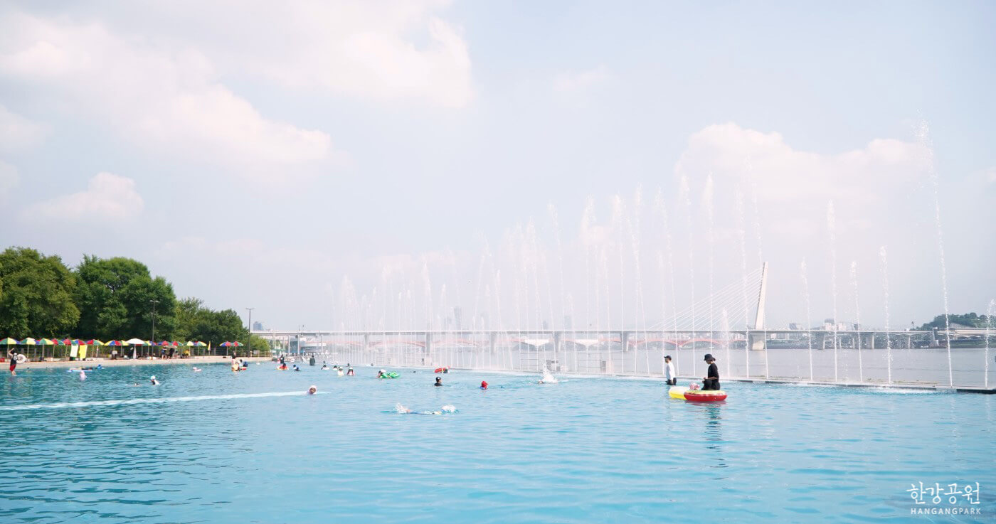 난지 한강 수영장 물놀이장 사진