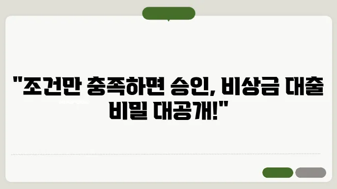 2024 카카오뱅크 비상금 대출 자격, 요건, 승인, 비승인 이유, 조건 알아보기