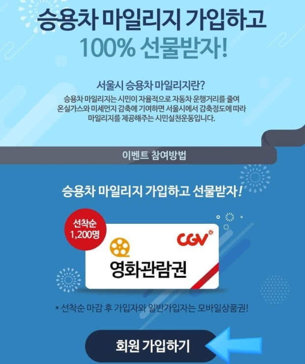 서울시 승용차 마일리지