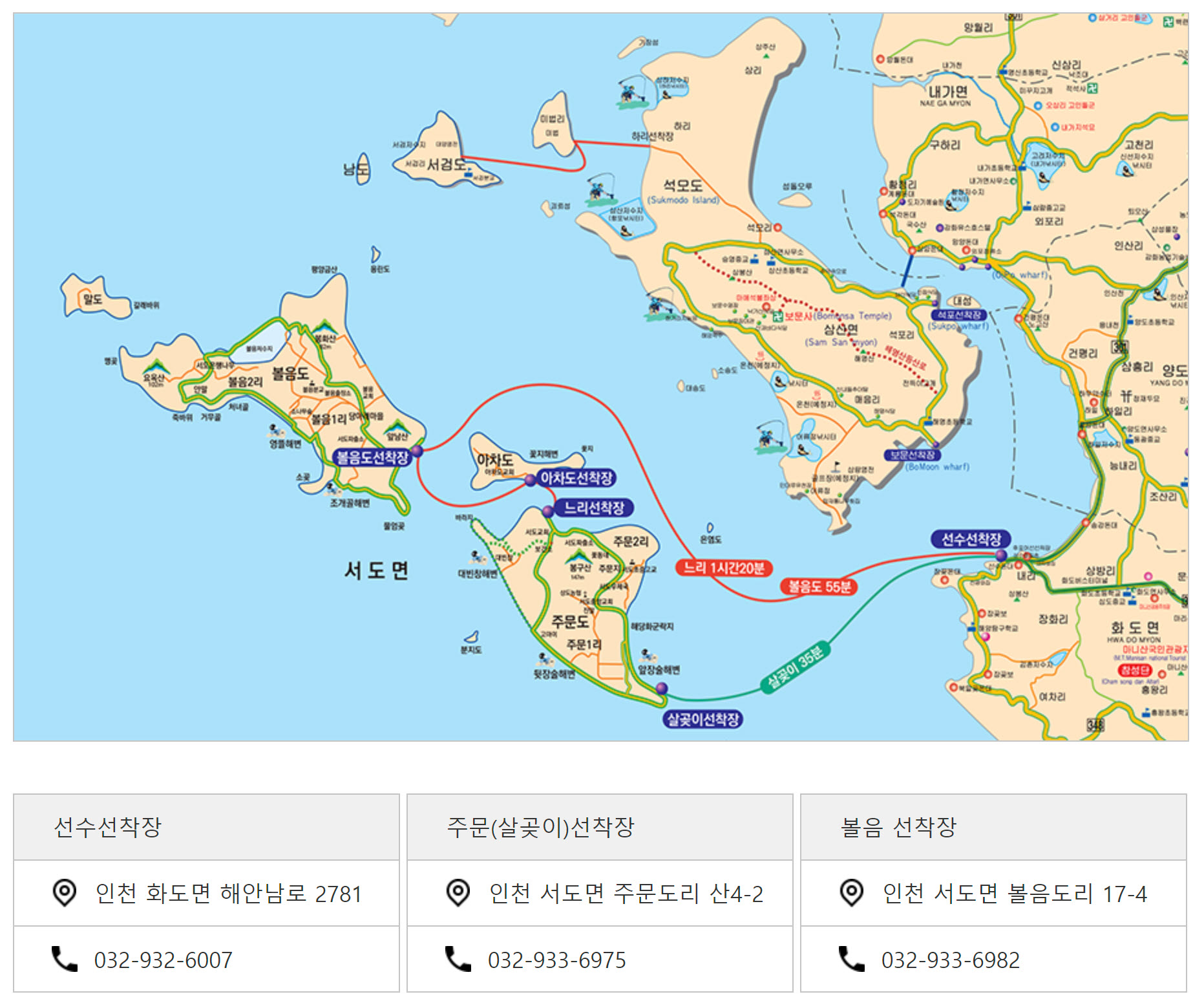 삼보해운 배편 소개, 선착장 전화번호, 고객센터 알아볼까요?