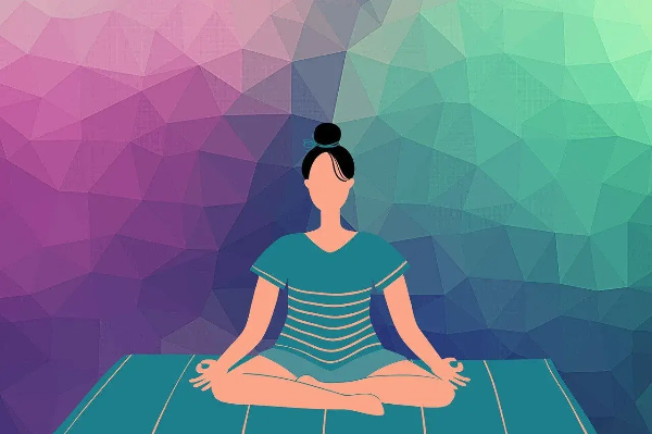 몸의 균형과 회복을 상징하는 명상