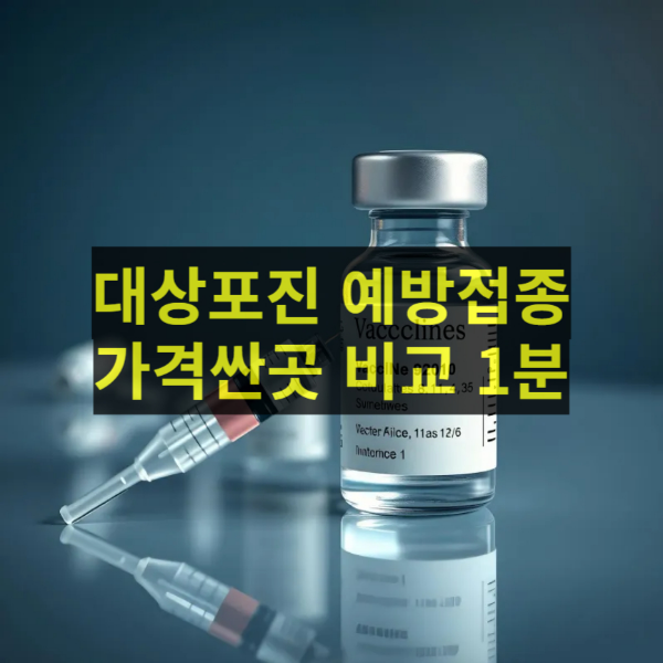 대상포진 예방접종 가격싼곳 비교 1분컷 링크포함