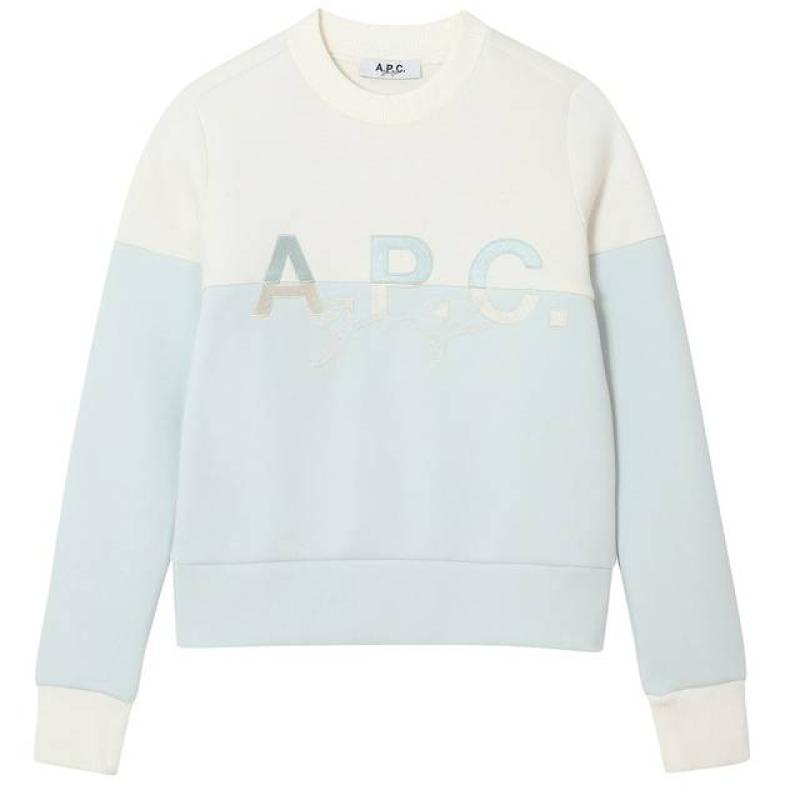 아페쎄 APC 여성 골프 맨투맨 니트 스웨터 긴팔