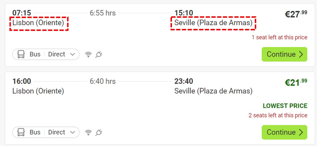 플릭스버스-시간표