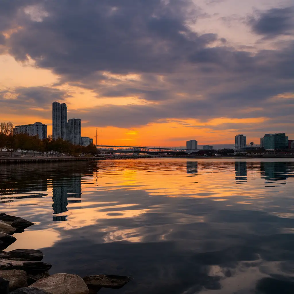 인천 일몰 명소 베스트 10 센트럴파크