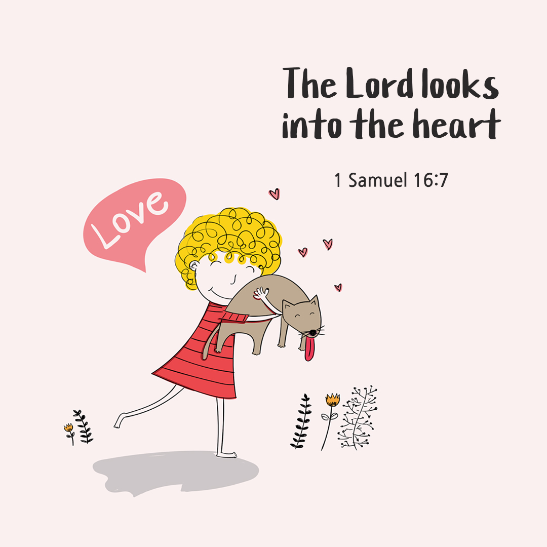 God does not see as a mortal, who sees the appearance. 
 The Lord looks into the heart. (1 Samuel 16:7)