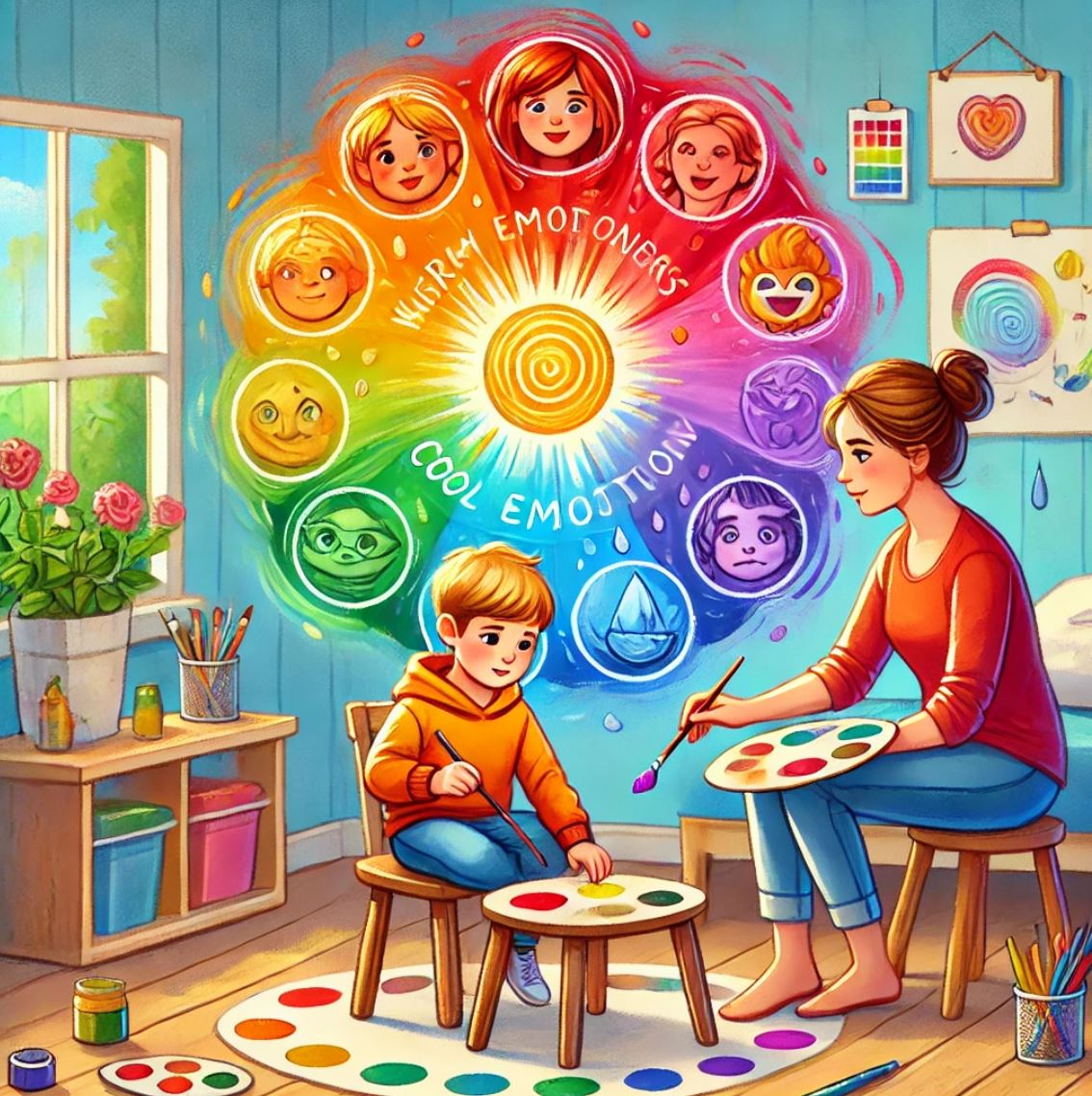 색깔과 미술치료 관련 이미지