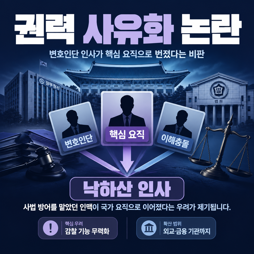 권력 사유화 논란