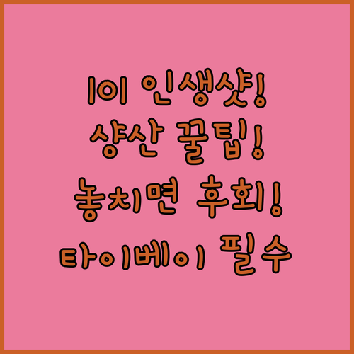 타이베이 인생샷 야경 샹산 101 가..