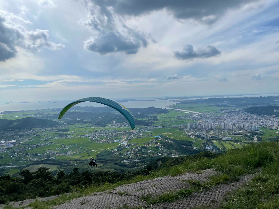 옥마산 전망대 (패러글라이딩 이륙장)