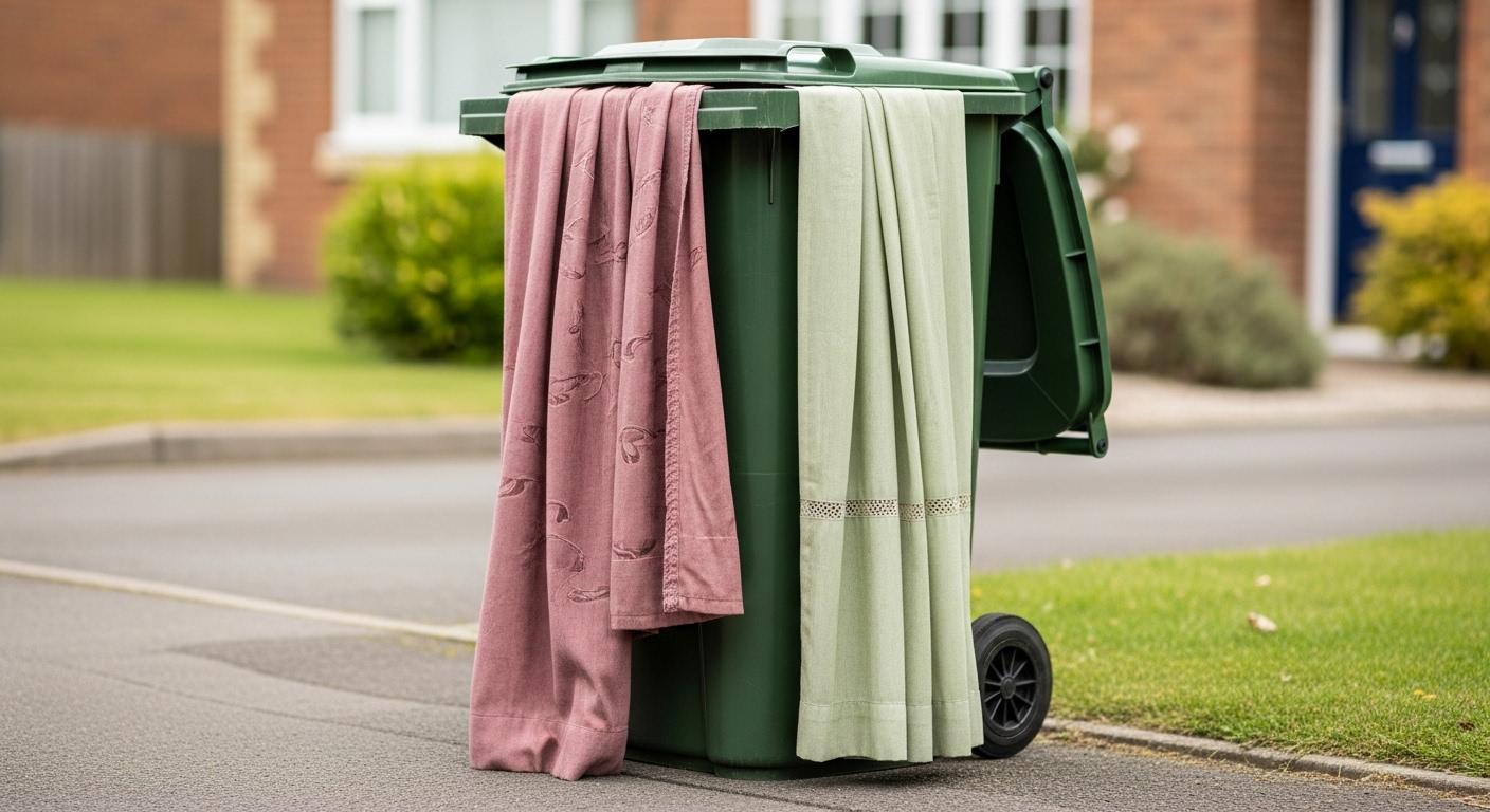 커튼 버리는 방법