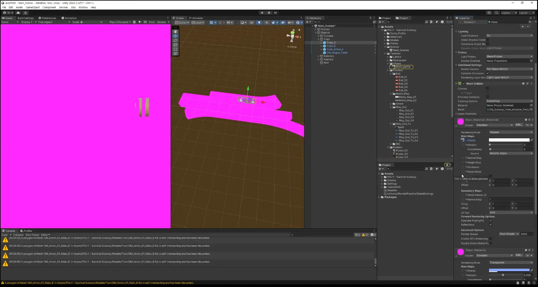 에셋 쉐이더 깨진 사진2