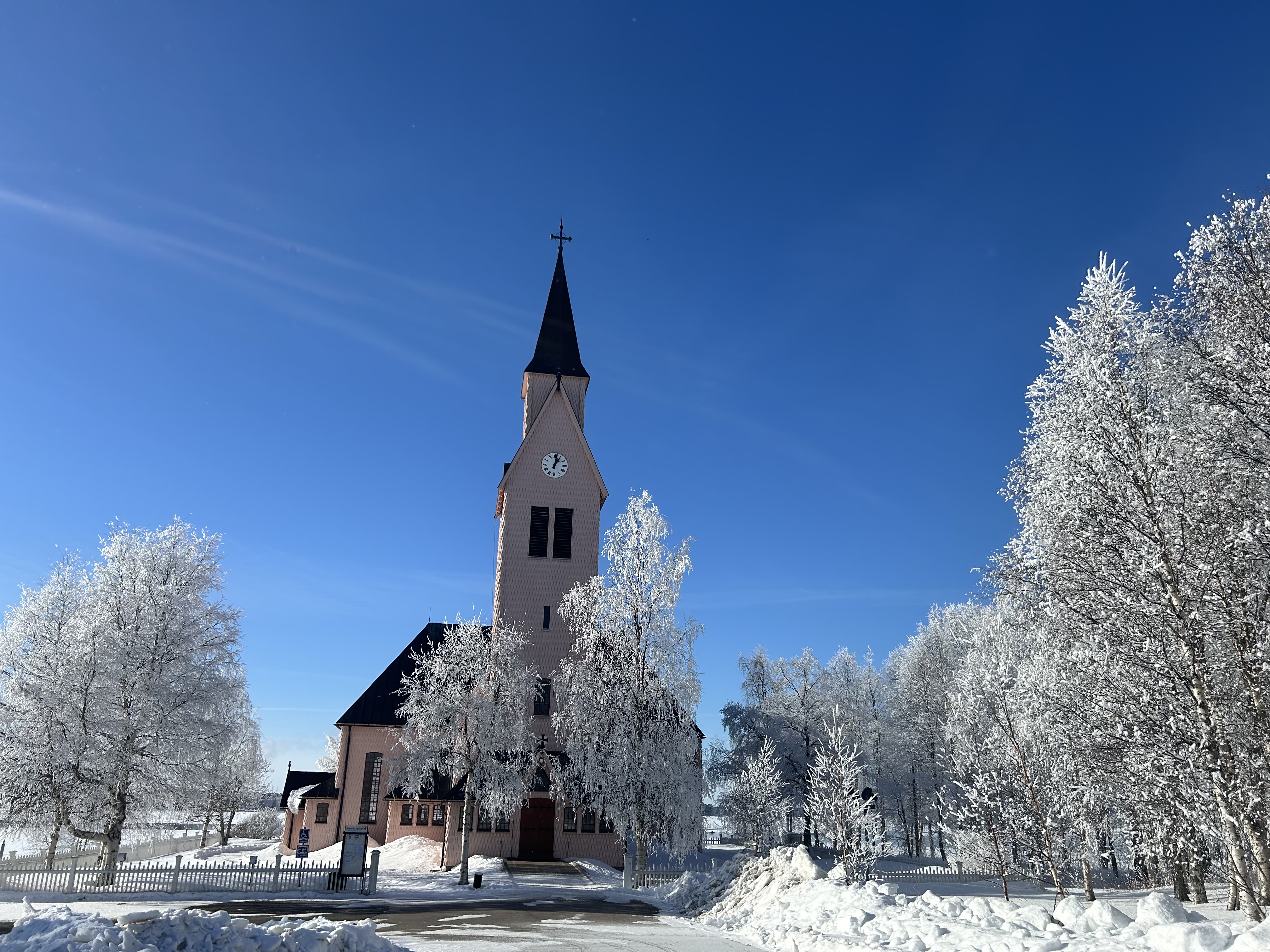아르예플로그(Arjeplog) 교회 사진