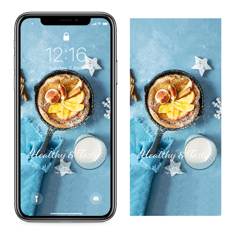 08 무화과 파이 C - Healthy and Tasty 아이폰겨울배경화면