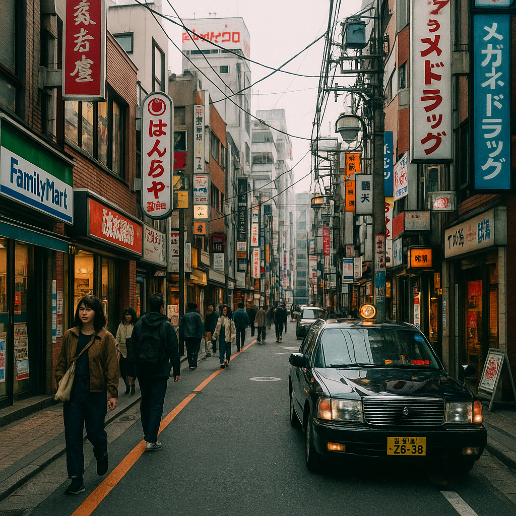 도쿄의 거리모습