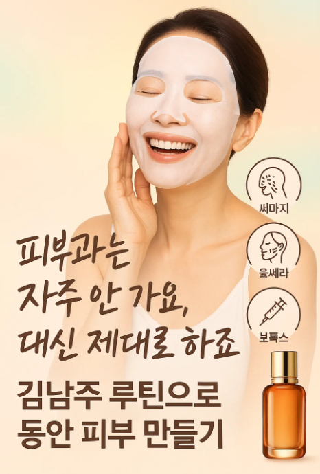 김남주의 피부관리법과 과학적 근거