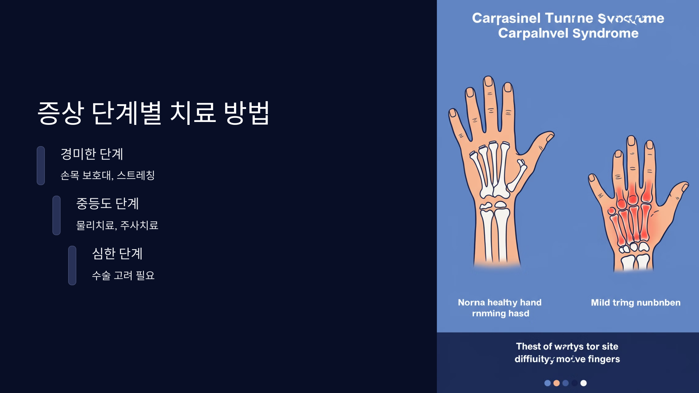 2. 증상 단계별 치료 방법