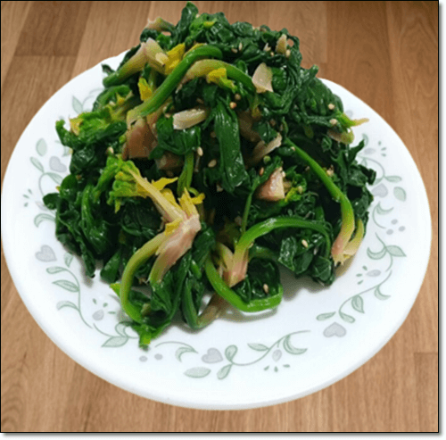 눈에 좋은 시금치