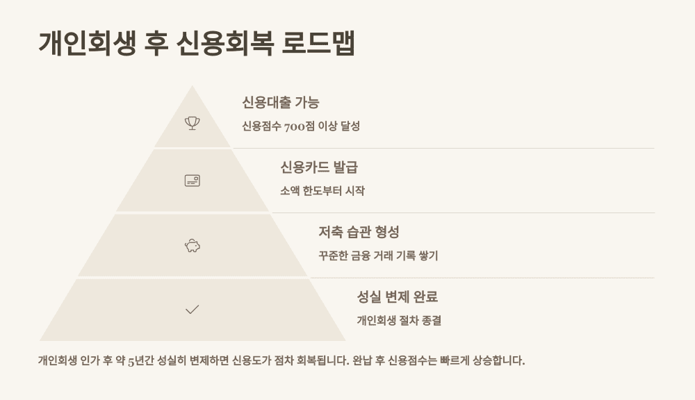 개인회생 후 신용회복 로드맵