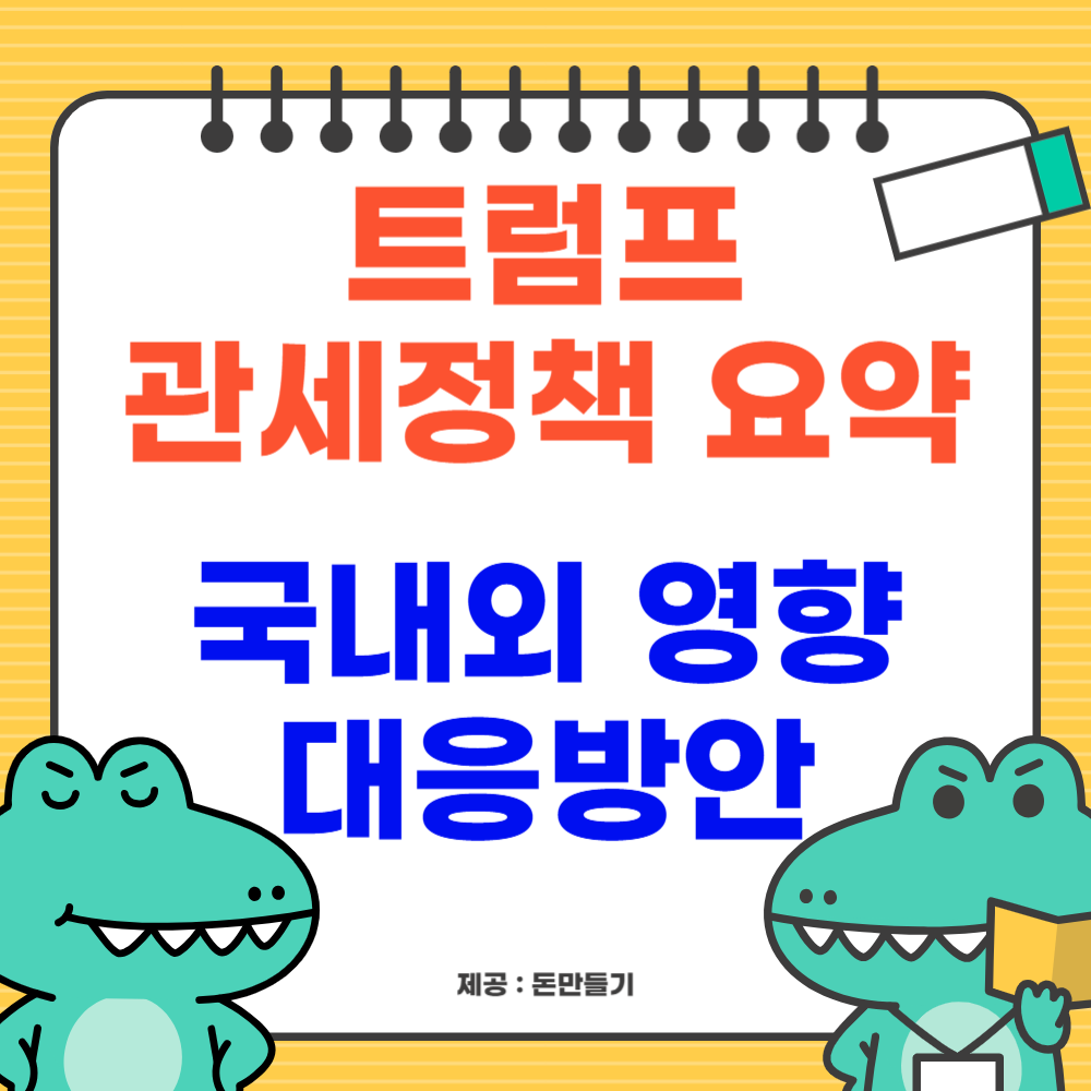 트럼프 관세정책 요약, 국내외 영향, 대응방안