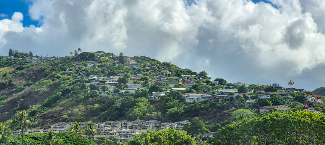 카이 전망대 하와이 산악지형