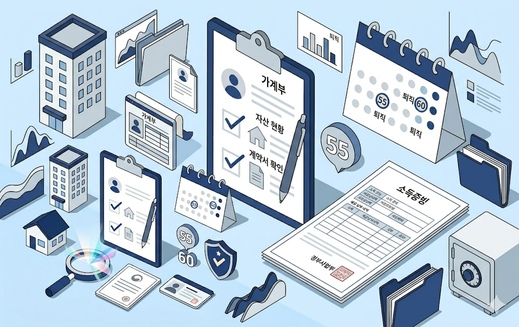 주택연금 가입 조건과 수급자격, 대상 여부를 확인하는 이미지