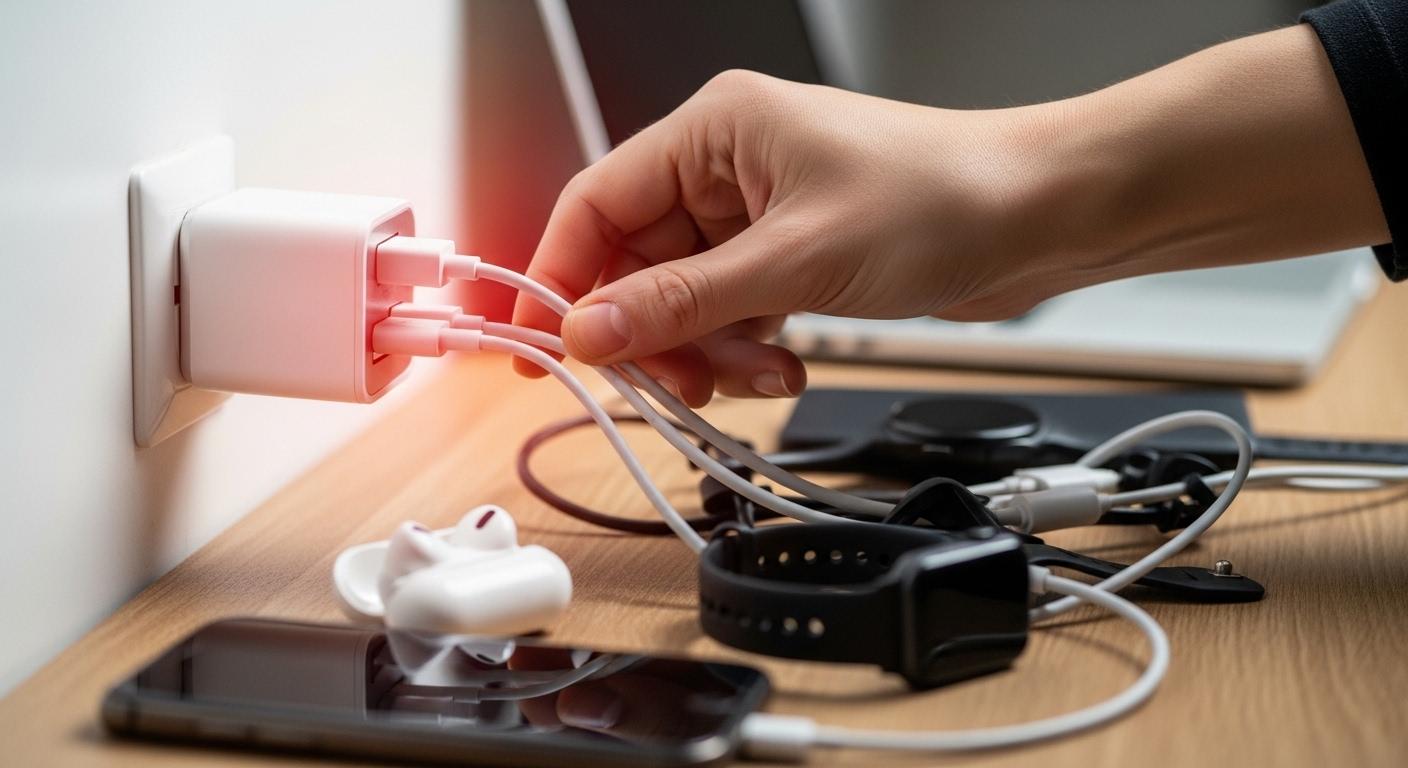 발열 제어 멀티충전기 내돈내산 후기