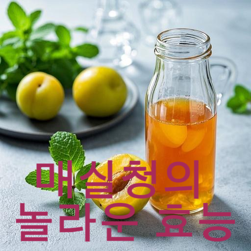 매실청의 놀라운 효능