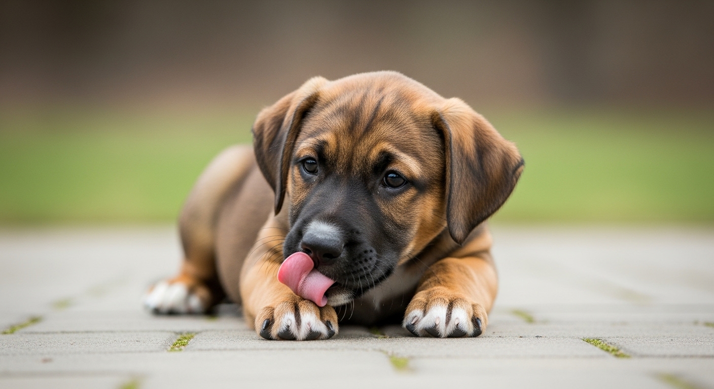 강아지 발사탕 강아지가 핥는이유
