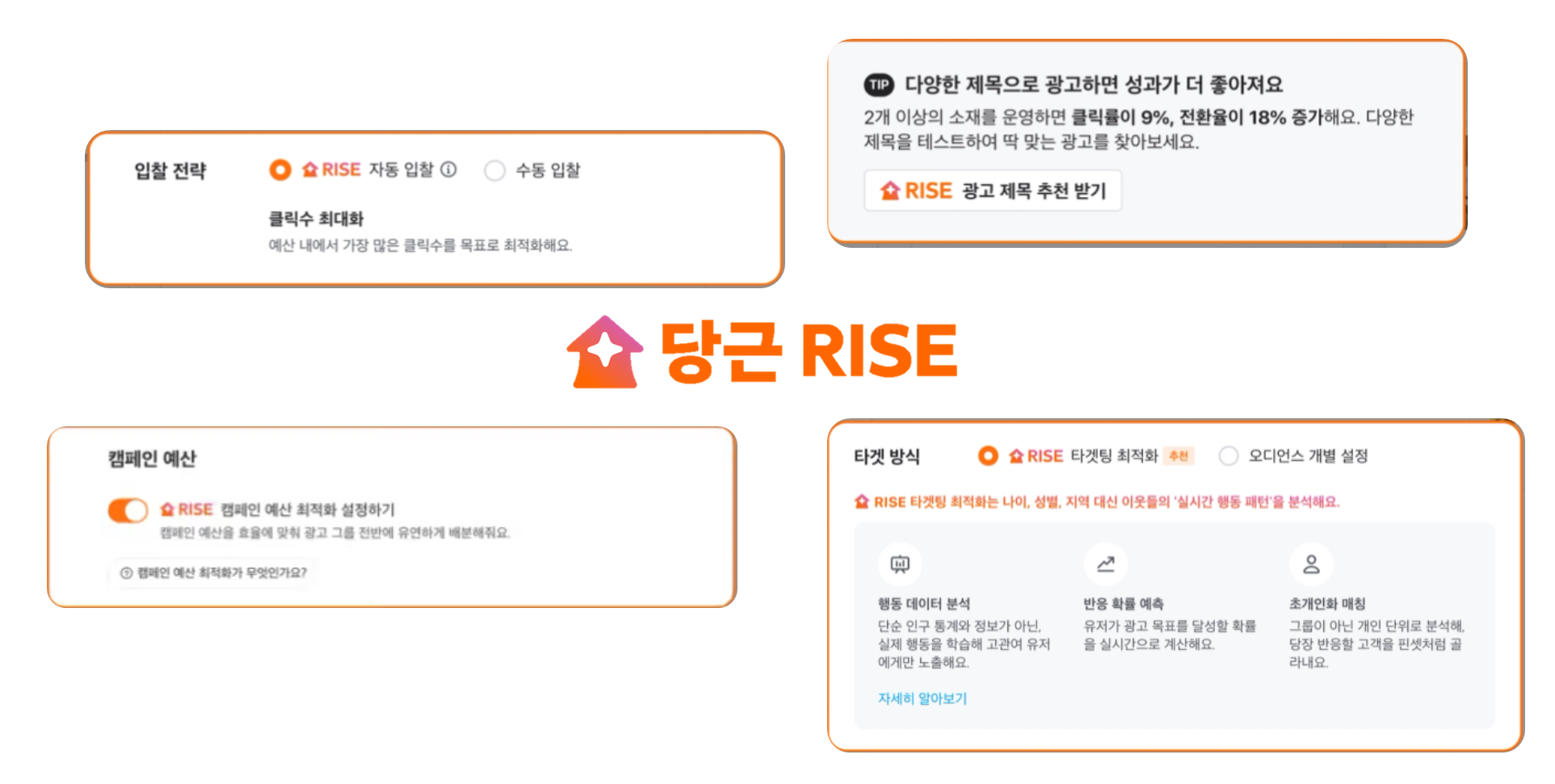 당근 RISE 기능