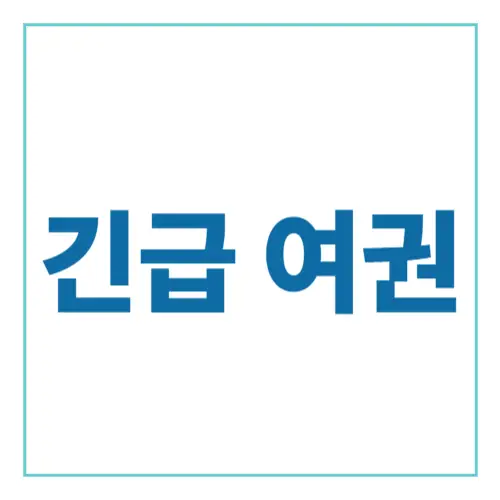 긴급 여권