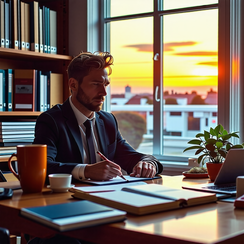 퇴근 후에 공부하는 직장인