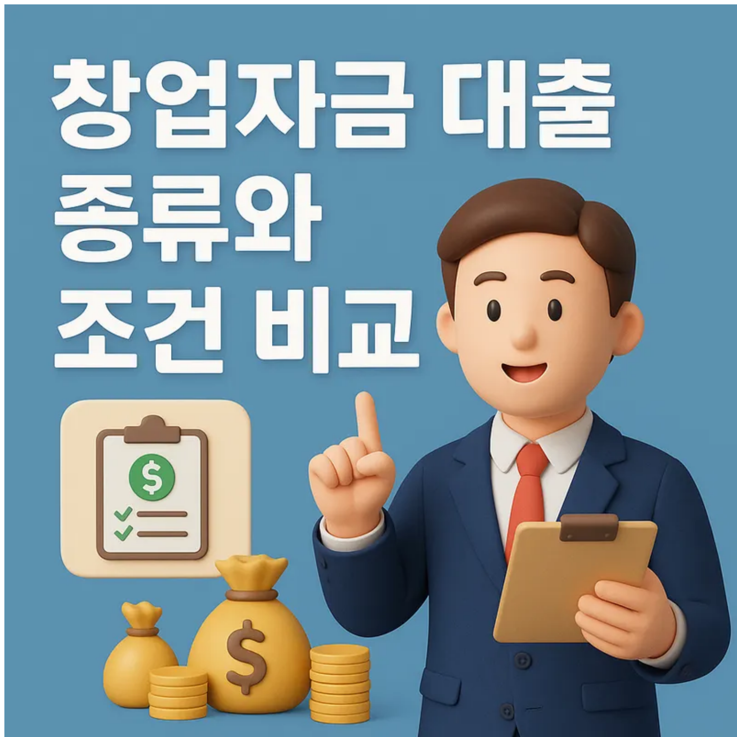 창업자금 대출 종류와 조건 비교