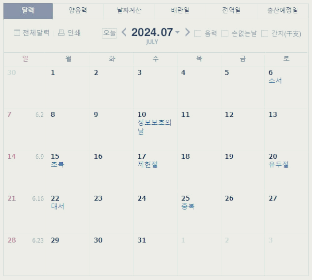 2024년 공휴일&#44; 황금연휴