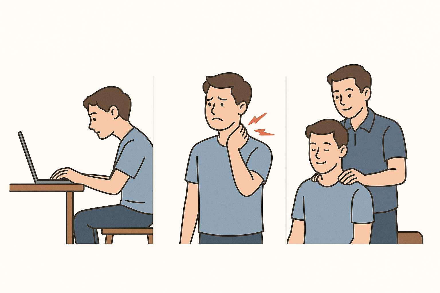 거북목_원인_치료_자세_통증