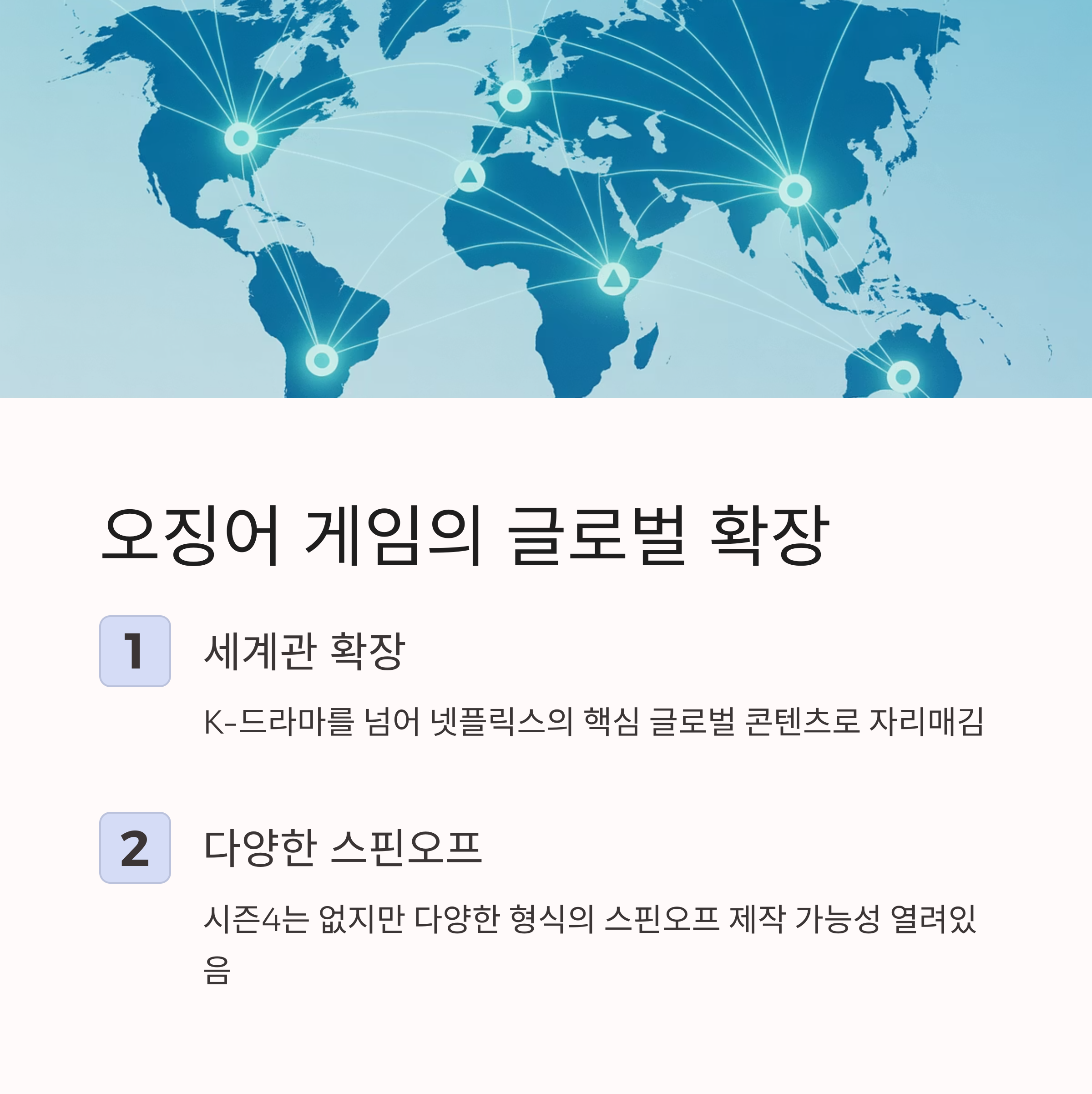오징어 게임의 글로벌 확장