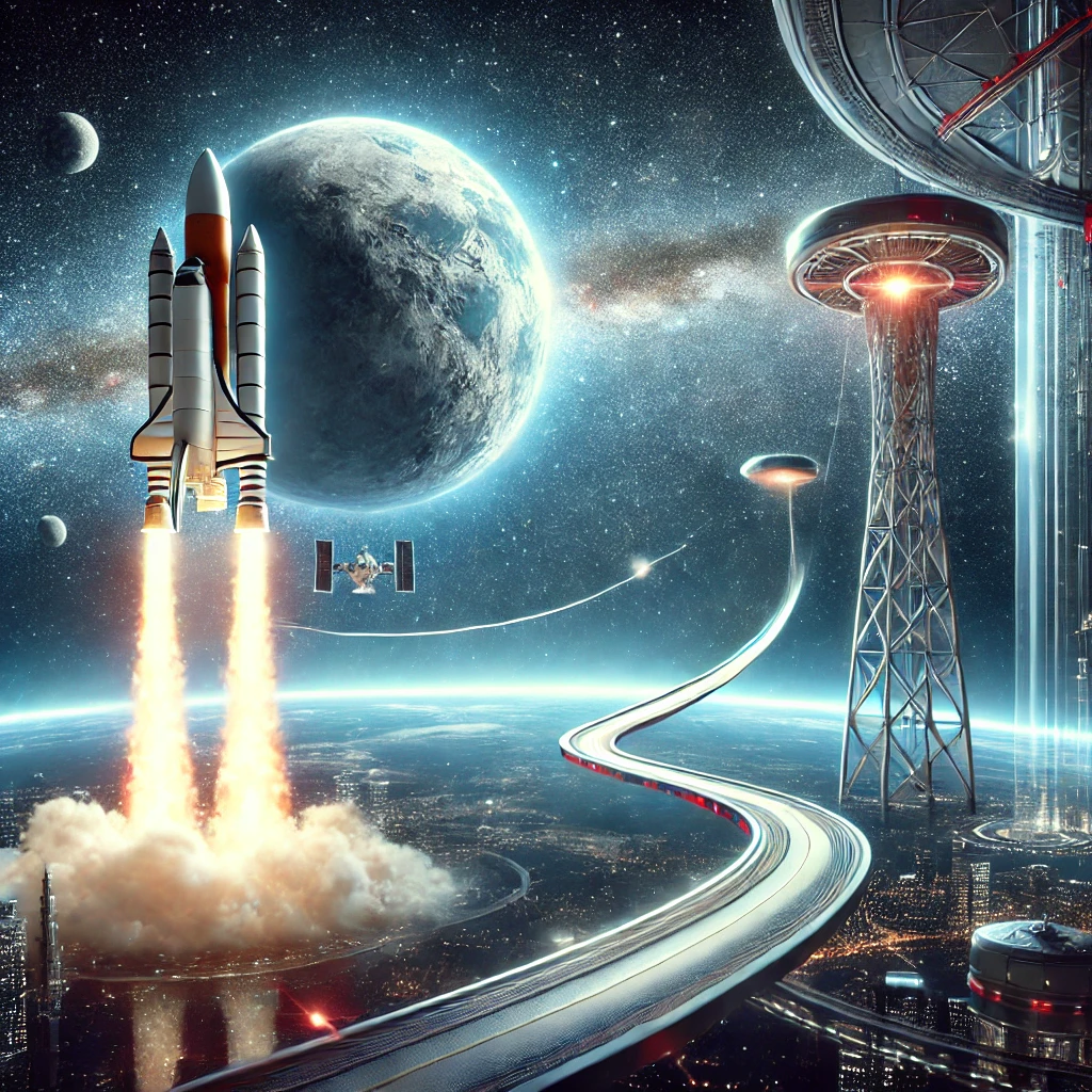 로켓 발사와 우주 엘리베이터