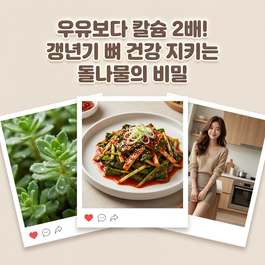 우유 2배 돌나물 칼슘 갱년기 골다공증 예방 솔직 후기 장단점 비교 비용 공개