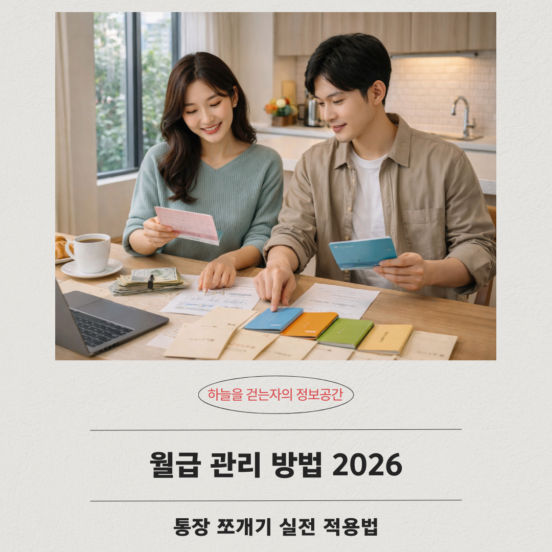 월급 관리 방법 2026, 통장 쪼개기 실전 적용법