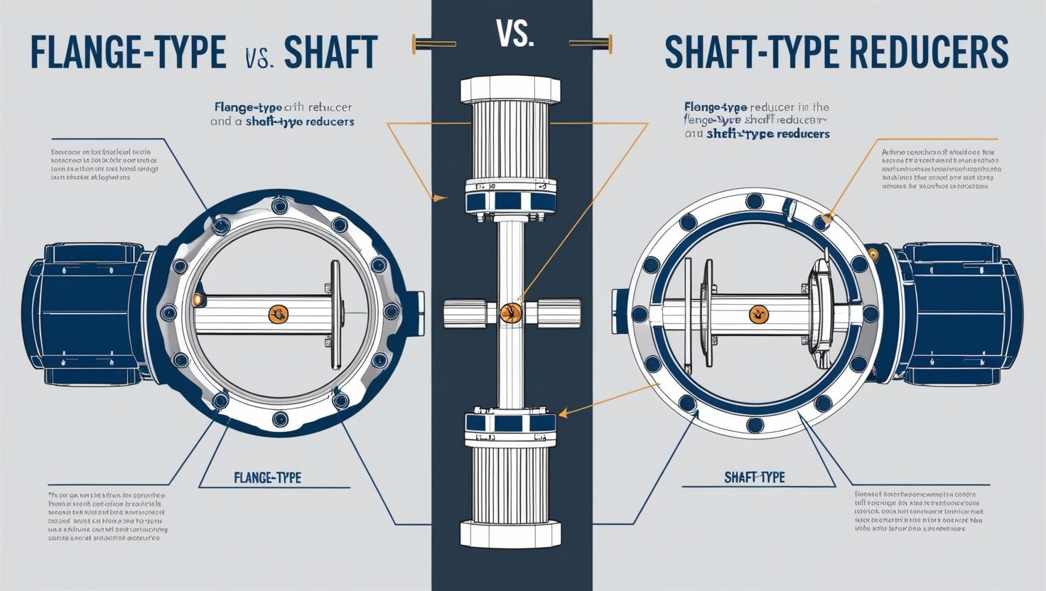 플랜지형 vs 샤프트형 감속기 차이점은?